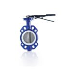 DN 250 Wafer Tip 304 Klape Teflon Contalı Kollu Kelebek Vana